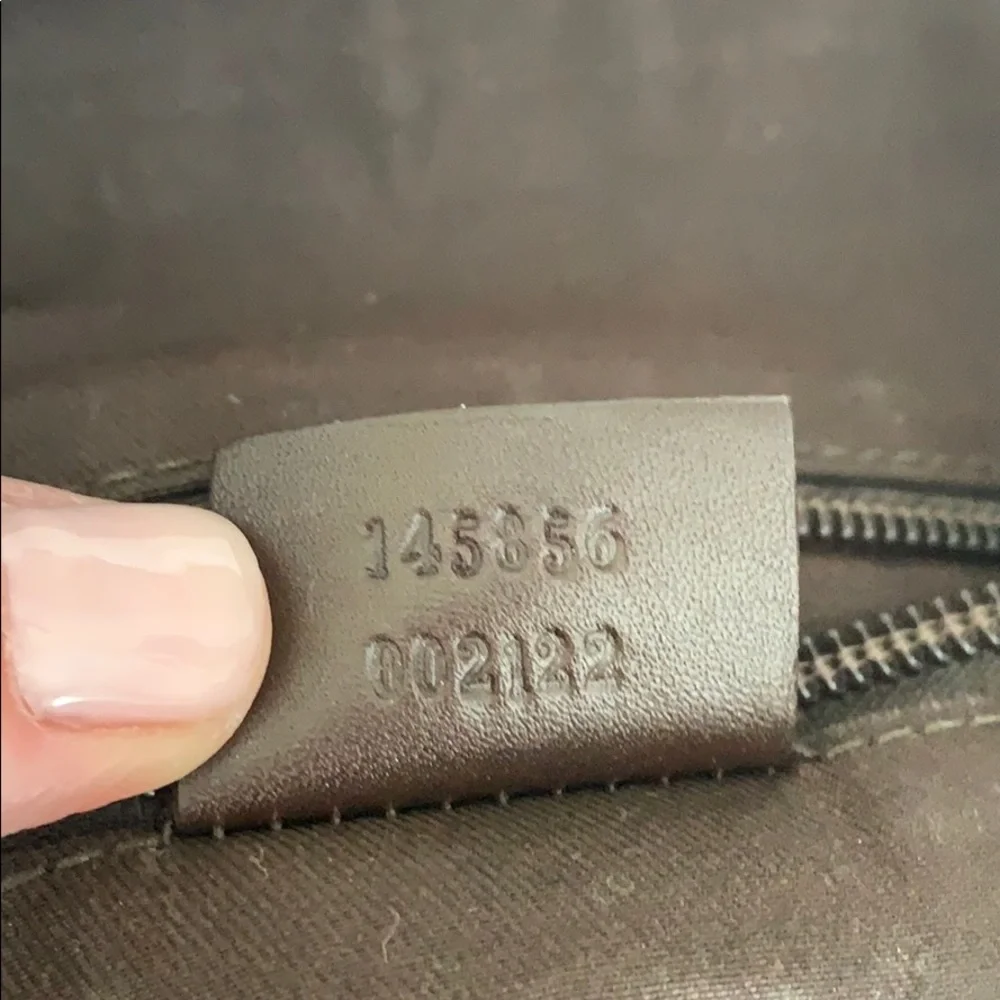 Gucci Brown Monogram Canvas Crossbody Bag with Dark Brown Trim - Picture 5 of 8
